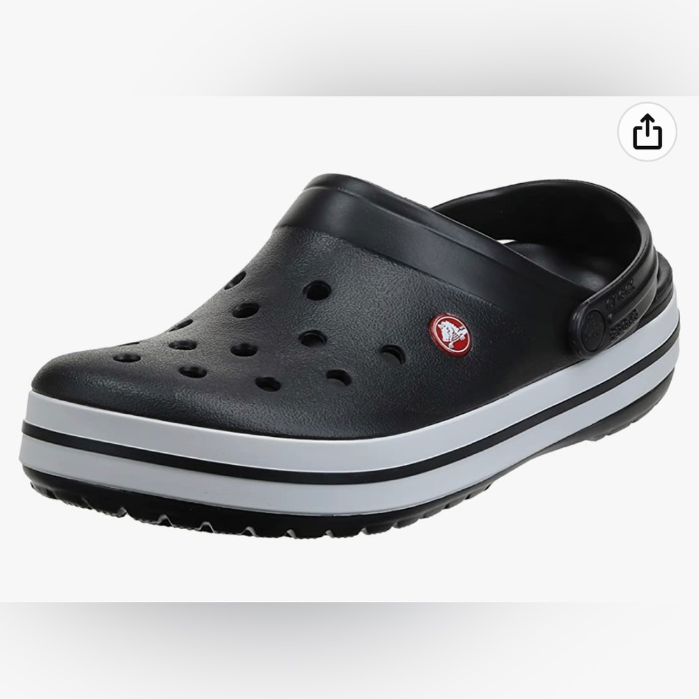 MENS - Black Crocband 11016-001- NEW